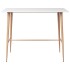 Mesa alta de cocina blanco 120x60x105