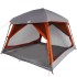 Tienda de campaña familiar 6 personas impermeable gris