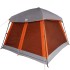 Tienda de campaña familiar 6 personas impermeable gris