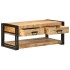 Mesa de centro 90x50x38 cm de madera maciza de
