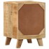 Mesilla de noche 2 uds 37x32x50 cm madera mango