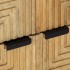 Aparador marrón 60x33x75 cm madera maciza