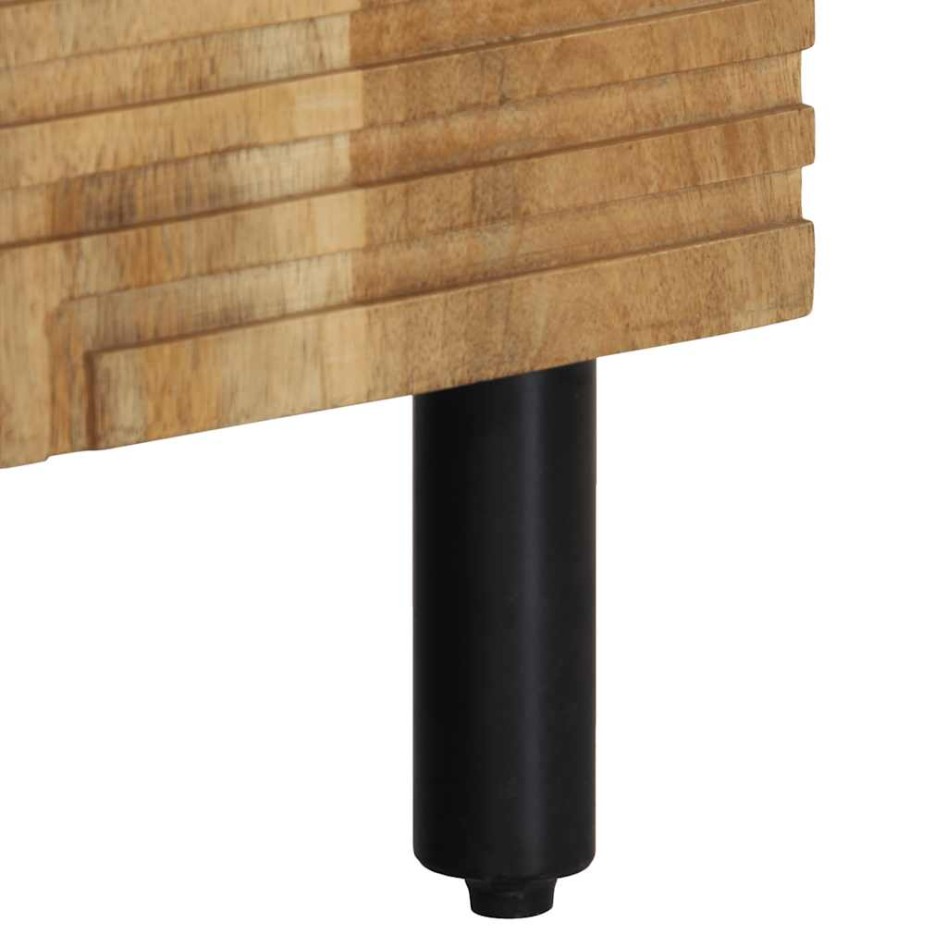 Aparador marrón 60x33x75 cm madera maciza