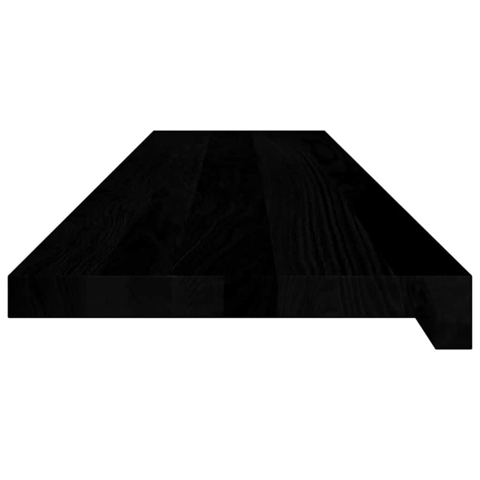 Peldaños de escalera 16 uds madera maciza roble marrón