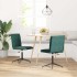 Sillas de comedor 2 unidades terciopelo verde