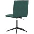 Sillas de comedor 6 unidades terciopelo verde