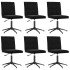 Silla de comedor 6 unidades terciopelo