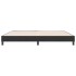 Cama box spring sin colchón terciopelo negro 180x220