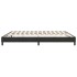Cama box spring sin colchón terciopelo negro 180x220