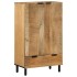 Aparador alto madera maciza de mango marrón 60x33x100