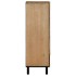 Aparador alto madera maciza de mango marrón 60x33x100