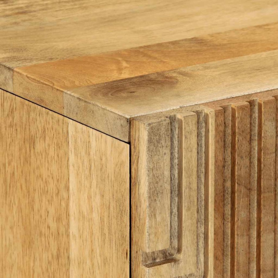 Aparador alto madera maciza de mango marrón 60x33x100