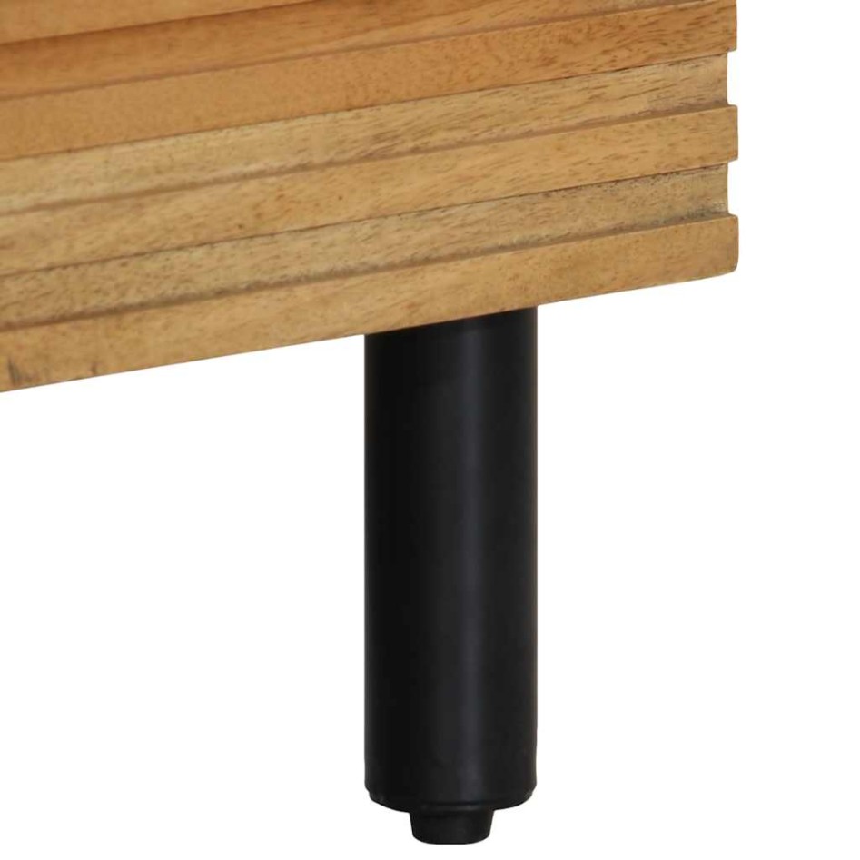 Aparador alto madera maciza de mango marrón 60x33x100