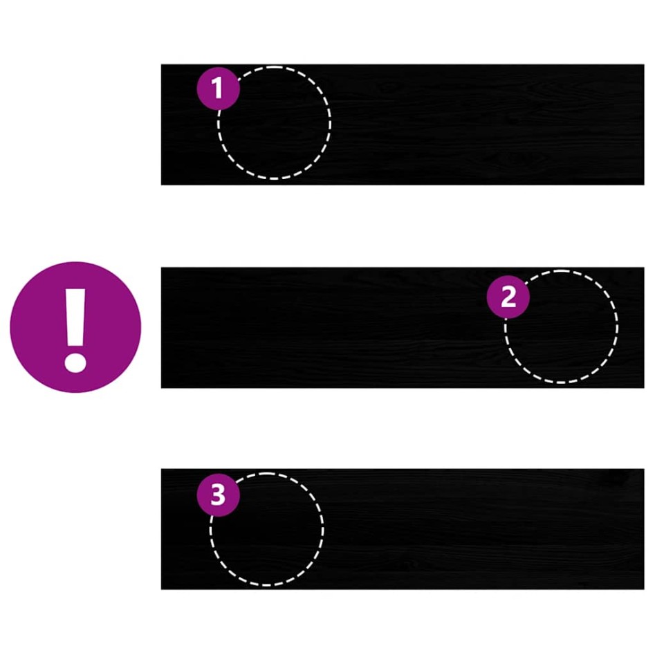 Peldaños de escalera 2 uds madera maciza roble marrón