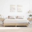 Estructura de cama madera de ingeniería roble Sonoma 160x200 cm