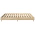 Estructura de cama madera de ingeniería roble Sonoma 160x200