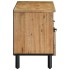 Mueble de TV madera maciza de mango marrón 100x33x46