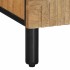 Mueble de TV madera maciza de mango marrón 100x33x46