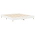 Estructura de cama sin colchón blanca 160x200