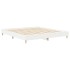 Estructura de cama sin colchón blanca 160x200