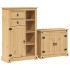Juego de muebles de baño Corona 2 pzas madera maciza