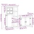 Juego de muebles de baño Corona 2 pzas madera maciza