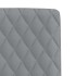 Sillas de comedor 6 unidades de tela gris