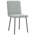 Sillas de comedor giratorias 6 uds terciopelo gris