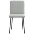 Sillas de comedor giratorias 6 uds terciopelo gris