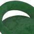Taburetes de cocina 2 unidades terciopelo verde