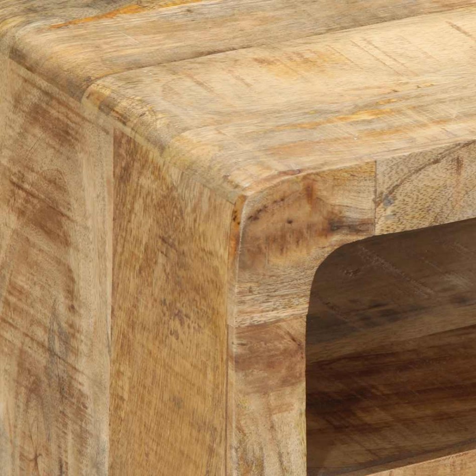 Mueble de TV madera maciza de mango rugosa 105x46x32