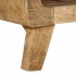Mueble de TV madera maciza de mango rugosa 105x46x32