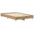 Estructura de cama sin colchón roble artesanal 140x190cm