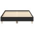 Estructura de cama sin colchón negra 135x190 cm