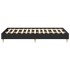 Estructura de cama sin colchón negra 135x190 cm
