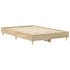 Estructura de cama sin colchón roble Sonoma 140x190 cm