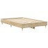 Estructura de cama sin colchón roble Sonoma 140x190 cm