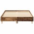 Estructura de cama sin colchón madera vieja 135x190 cm