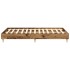 Estructura de cama sin colchón madera vieja 135x190 cm