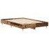 Estructura de cama sin colchón madera vieja 135x190 cm