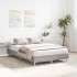Estructura de cama sin colchón gris Sonoma 135x190 cm