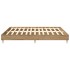 Estructura de cama sin colchón roble artesanal 200x200