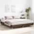 Estructura de cama sin colchón marrón roble 200x200