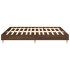 Estructura de cama sin colchón marrón roble 200x200