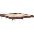Estructura de cama sin colchón marrón roble 200x200