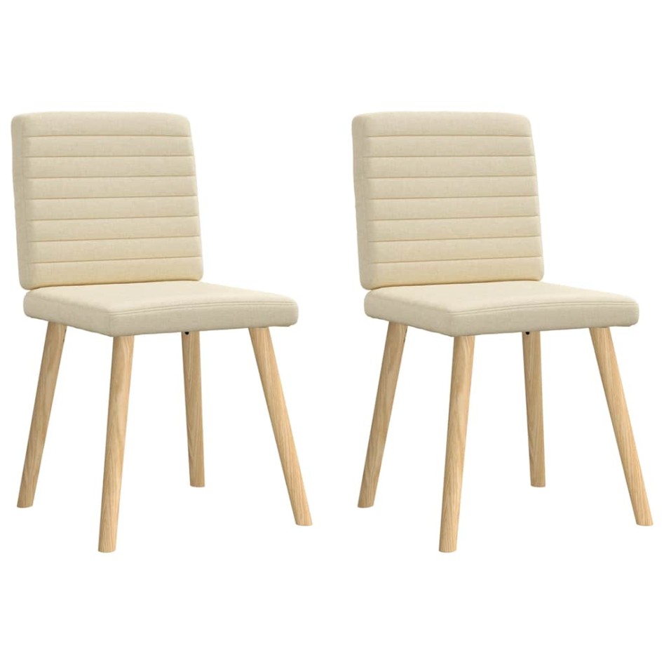 Sillas de comedor 2 unidades tela color