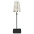 Sombrilla doble con luces LED blanco arena 316x240