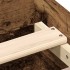 Estructura de cama sin colchón madera antigua 150x200