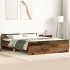 Estructura de cama sin colchón madera antigua 135x190