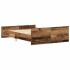 Estructura de cama sin colchón madera antigua 135x190